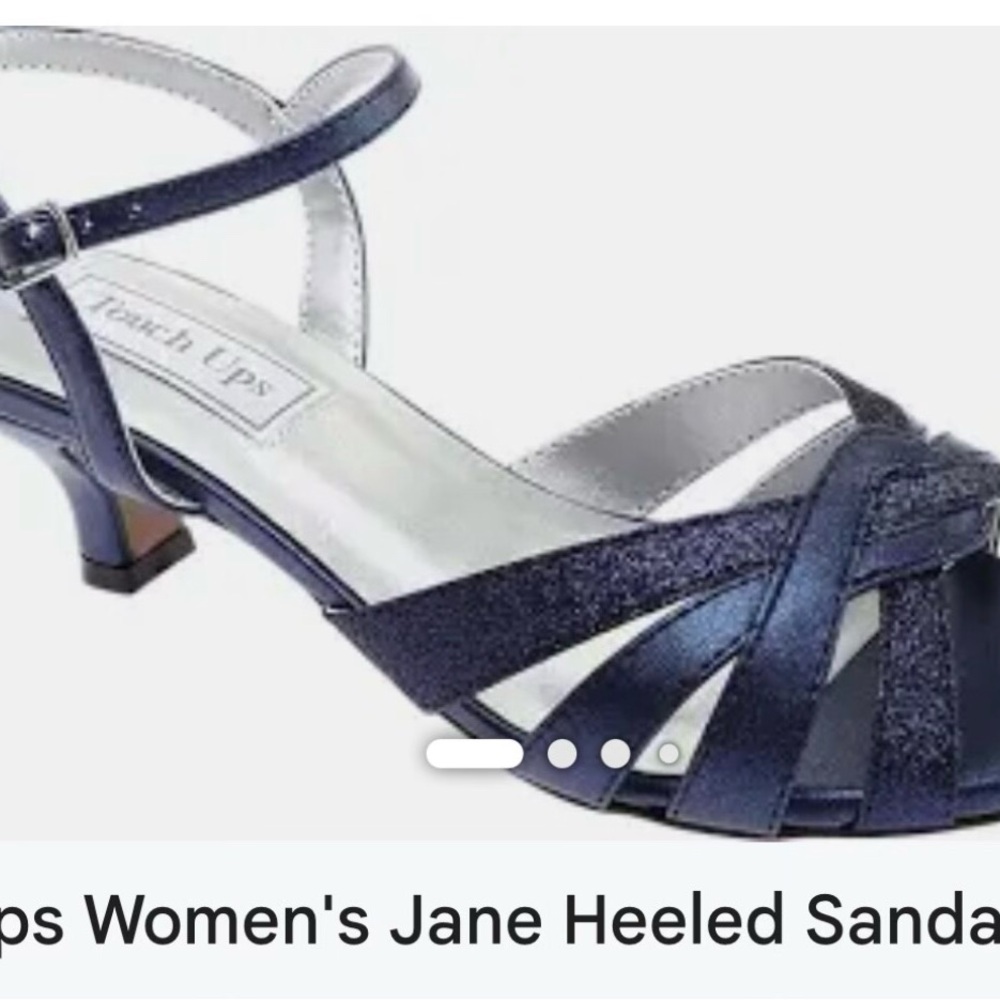 Touch Ups Women's Jane Heeled Sandals - Navy